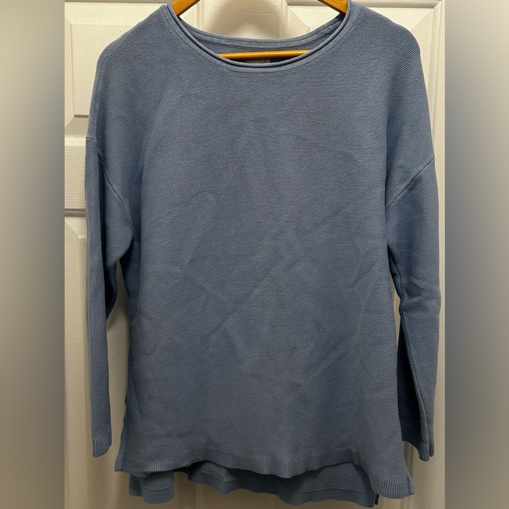 Croft & Barrow Blue Sweater Size Large